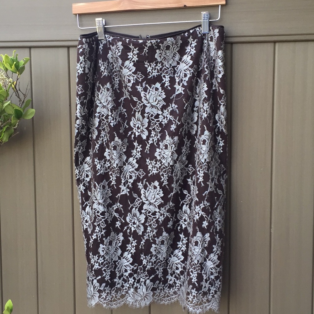St John lace skirt